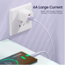 Дата кабель USB 2.0 AM to USB-C 1.0m 100W green Essager (EXCT1-CH06) - Фото