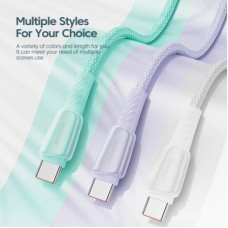 Дата кабель USB 2.0 AM to USB-C 1.0m 100W green Essager (EXCT1-CH06) - Фото