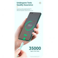 Дата кабель USB 2.0 AM to USB-C 1.0m 100W green Essager (EXCT1-CH06) - Фото