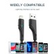 Дата кабель USB 2.0 AM to Lightning 3.0m 2.4A black Essager (EXCL-LSC01)