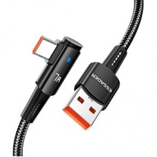 Дата кабель USB 2.0 AM to USB-C 2.0m 100W black Essager (EXCWT7A-CGA01-P) - Фото