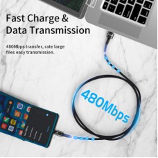 Дата кабель USB 2.0 AM to USB-C 1.0m 100W black Essager (EXC7A-CG01-P) - Фото