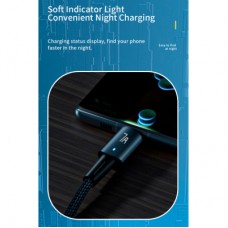 Дата кабель USB 2.0 AM to USB-C 1.0m 100W black Essager (EXC7A-CG01-P) - Фото