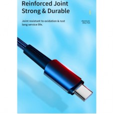 Дата кабель USB 2.0 AM to USB-C 1.0m 100W black Essager (EXC7A-CG01-P) - Фото