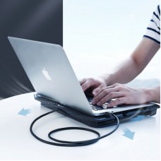 Дата кабель USB 2.0 AM/AM 1.5m US102 black Ugreen (10310) - Фото