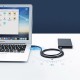 Дата кабель USB 2.0 AM/AM 1.5m US102 black Ugreen (10310)