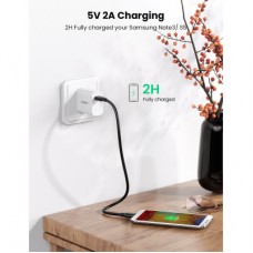 Дата кабель USB 3.0 AM to Micro B 1.0m US130 black Ugreen (10841) - Фото