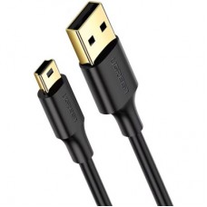 Дата кабель USB 2.0 AM to Mini 5P 0.5m black UGREEN (10354) - Фото