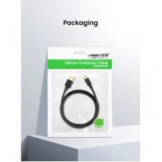 Дата кабель USB 2.0 AM to Mini 5P 0.5m black UGREEN (10354) - Фото