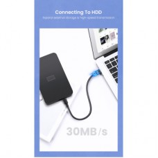 Дата кабель USB 2.0 AM to Mini 5P 2.0m US132 black Ugreen (30472) - Фото