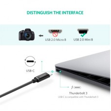 Дата кабель USB-C 2.0 AM to Mini 5P 1.0m US242 black Ugreen (50445) - Фото