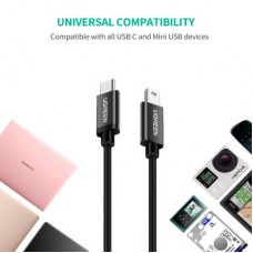 Дата кабель USB-C 2.0 AM to Mini 5P 1.0m US242 black Ugreen (50445) - Фото