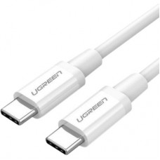Дата кабель USB-C to USB-C 0.5m 3A 60W US264 white Ugreen (60517) - Фото