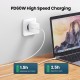 Дата кабель USB-C to USB-C 0.5m 3A 60W US264 white Ugreen (60517)