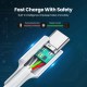 Дата кабель USB-C to USB-C 0.5m 3A 60W US264 white Ugreen (60517)
