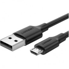 Дата кабель USB 2.0 AM to Micro 5P 3.0m 2A US289 black Ugreen (60827) - Фото