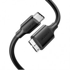 Дата кабель USB-C 3.1 to Micro USB 3.0 1.0m 3A US312 black Ugreen (20103) - Фото