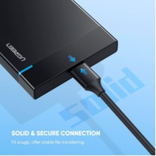 Дата кабель USB-C 3.1 to Micro USB 3.0 1.0m 3A US312 black Ugreen (20103) - Фото
