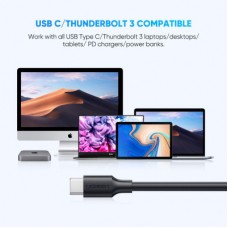 Дата кабель USB-C 3.1 to Micro USB 3.0 1.0m 3A US312 black Ugreen (20103) - Фото