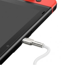 Дата кабель USB-C to USB-C 1.0m 100W metal white Baseus (CATJK-C02) - Фото