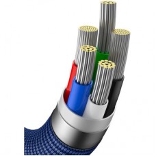 Дата кабель USB-C to Lightning 1.2m 20W blue Baseus (CAJY000203) - Фото