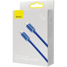 Дата кабель USB-C to Lightning 1.2m 20W blue Baseus (CAJY000203) - Фото