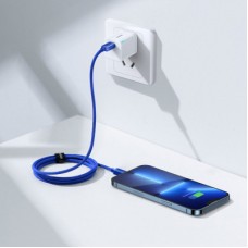 Дата кабель USB-C to Lightning 1.2m 20W blue Baseus (CAJY000203) - Фото