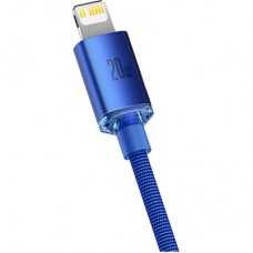 Дата кабель USB-C to Lightning 2.0m 20W blue Baseus (CAJY000303) - Фото