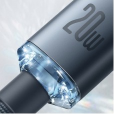 Дата кабель USB-C to Lightning 2.0m 20W blue Baseus (CAJY000303) - Фото