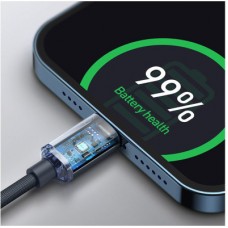 Дата кабель USB-C to Lightning 2.0m 20W blue Baseus (CAJY000303) - Фото