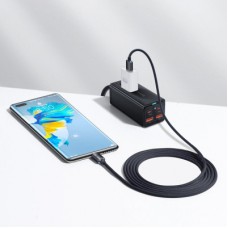 Дата кабель USB 2.0 AM to USB-C 1.2m 100W black Baseus (CAJY000401) - Фото