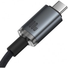 Дата кабель USB-C to USB-C 1.5m 100 W USB3.2 20Gb black Baseus (P10318204111-00) - Фото