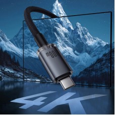 Дата кабель USB-C to USB-C 1.5m 100 W USB3.2 20Gb black Baseus (P10318204111-00) - Фото