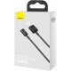 Дата кабель USB 2.0 AM to Lightning 2.0m 2.4A black Baseus (CALYS-C01) Дата кабель USB 2.0 AM to Lightning 2.0m 2.4A black Baseus (CALYS-C01)