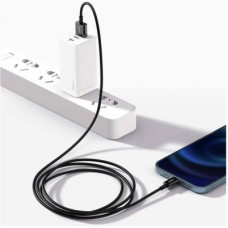 Дата кабель USB 2.0 AM to Lightning 2.0m 2.4A black Baseus (CALYS-C01) - Фото