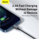 Дата кабель USB 2.0 AM to Lightning 2.0m 2.4A black Baseus (CALYS-C01) Дата кабель USB 2.0 AM to Lightning 2.0m 2.4A black Baseus (CALYS-C01)