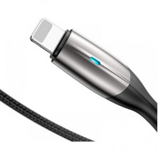 Дата кабель USB 2.0 AM to Lightning 2.0m 1.5A black Baseus (CALSP-C01) - Фото