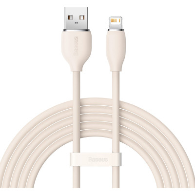 Дата кабель USB 2.0 AM to Lightning 2.0m 2.4A pink Baseus (CAGD000104)