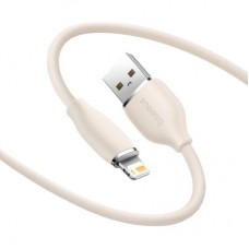 Дата кабель USB 2.0 AM to Lightning 2.0m 2.4A pink Baseus (CAGD000104) - Фото