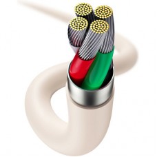 Дата кабель USB 2.0 AM to Lightning 2.0m 2.4A pink Baseus (CAGD000104) - Фото