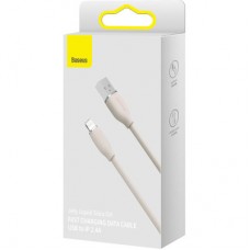Дата кабель USB 2.0 AM to Lightning 2.0m 2.4A pink Baseus (CAGD000104) - Фото