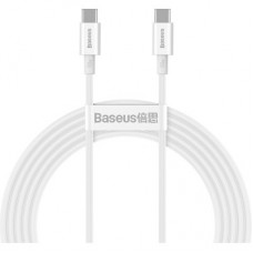 Дата кабель USB-C to USB-C 1.0m 100W white Baseus (CATYS-B02)
