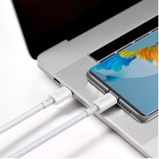 Дата кабель USB-C to USB-C 1.0m 100W white Baseus (CATYS-B02) - Фото