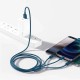 Дата кабель USB 2.0 AM to Lightning + Micro 5P + Type-C 1.5m 3.5A blue Baseus (CAMLTYS-03) Дата кабель USB 2.0 AM to Lightning + Micro 5P + Type-C 1.5m 3.5A blue Baseus (CAMLTYS-03)