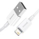 Дата кабель USB 2.0 AM to Lightning 1.0m 2.4A white Baseus (CALYS-A02) Дата кабель USB 2.0 AM to Lightning 1.0m 2.4A white Baseus (CALYS-A02)
