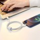 Дата кабель USB 2.0 AM to Lightning 1.0m 2.4A white Baseus (CALYS-A02) Дата кабель USB 2.0 AM to Lightning 1.0m 2.4A white Baseus (CALYS-A02)