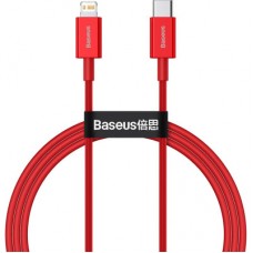 Дата кабель USB-C to Lightning 1.0m 20W red Baseus (CATLYS-A09)