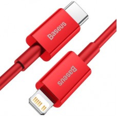 Дата кабель USB-C to Lightning 1.0m 20W red Baseus (CATLYS-A09) - Фото