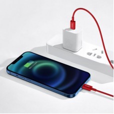 Дата кабель USB-C to Lightning 1.0m 20W red Baseus (CATLYS-A09) - Фото