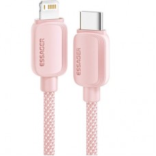 Дата кабель USB-C to Lightning 1.0m 20W pink Essager (EXCTL-WL04-P) - Фото